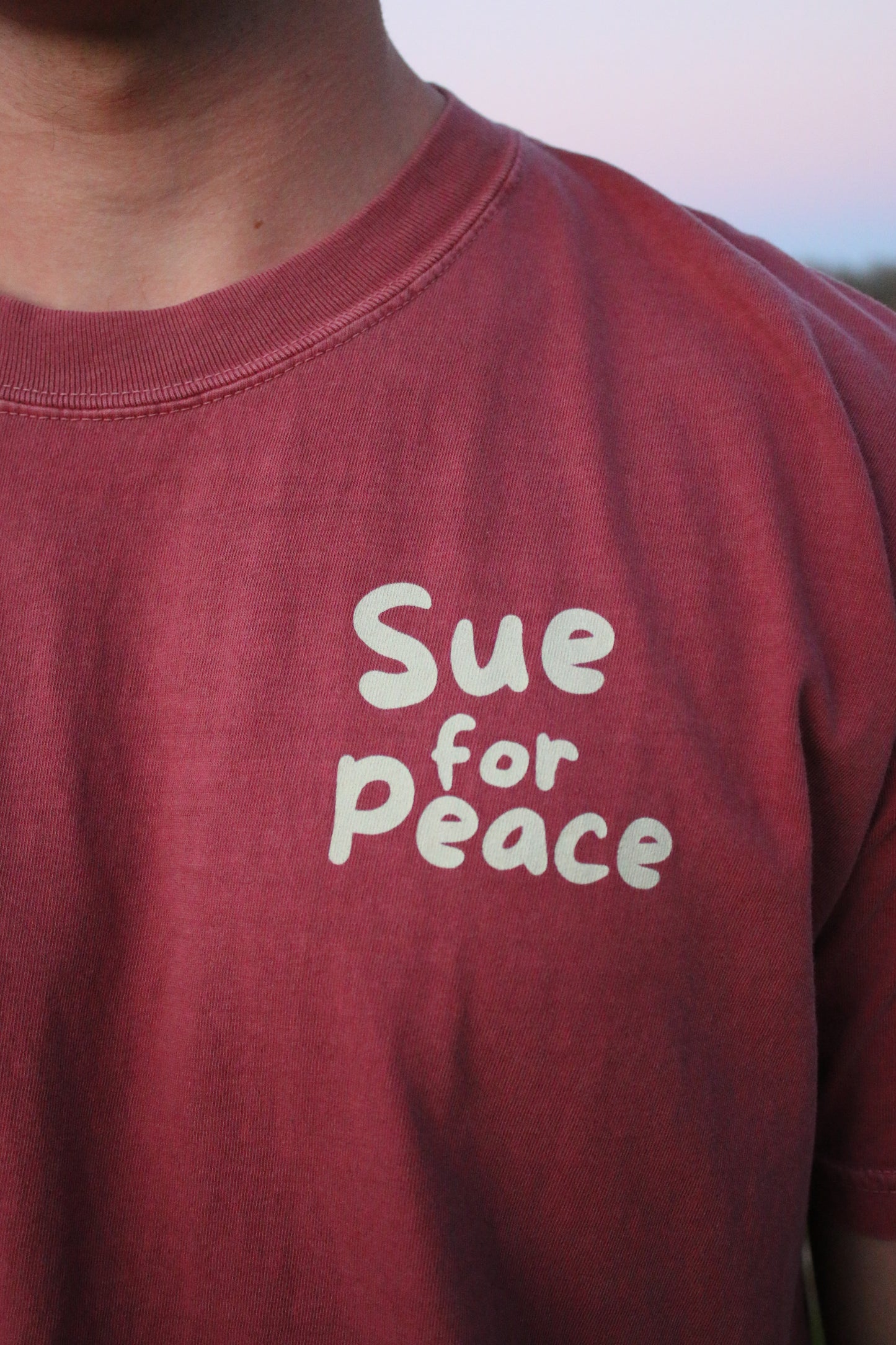 sue for peace | Casco Bay ME Map Tee